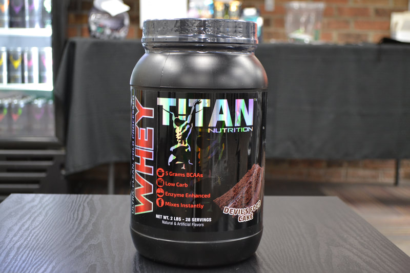 Titan Nutrition Whey Protein Powder Devil's Food Cake Flavor